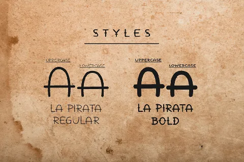 La Pirata font