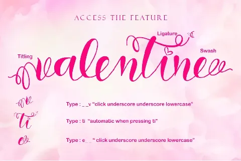 Art Valentine font