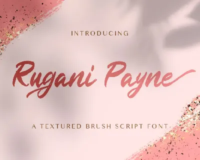 Rugani Payne font