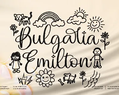 Bulgaria Emilton font