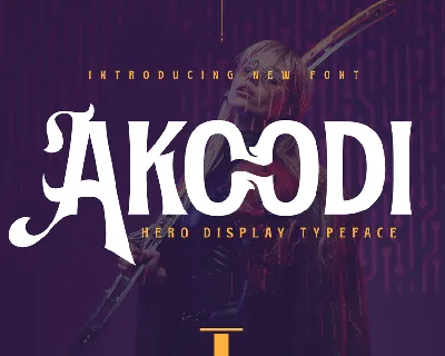 AKOODItrial font