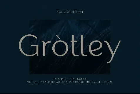 Grotley font