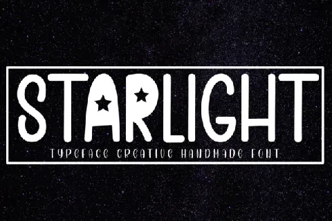 Starlight Display Typeface font