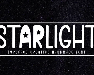 Starlight Display Typeface font