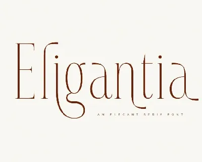 Eligantia Demo font