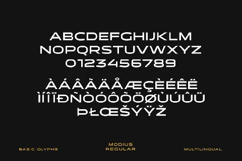 Modius Extended font