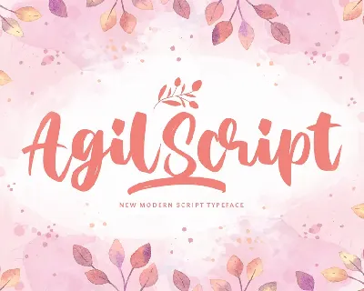 Agil Script font