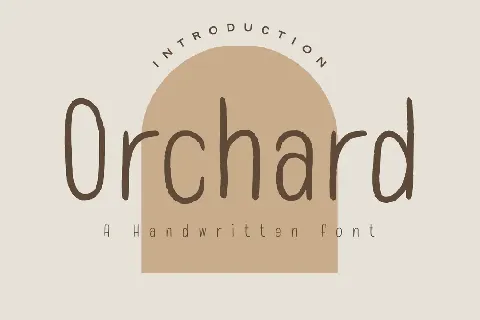 Orchard font