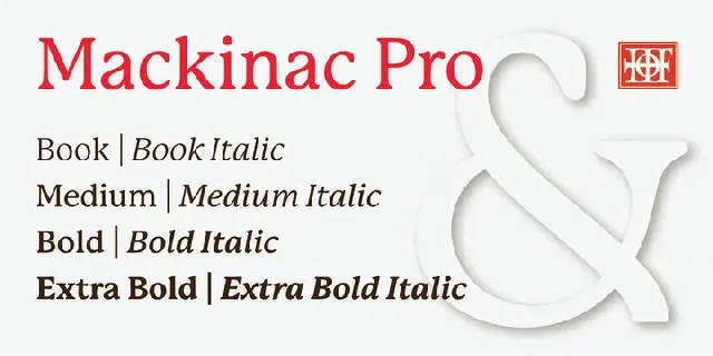 P22 Mackinac Family font