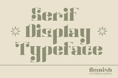 Remish Serif font