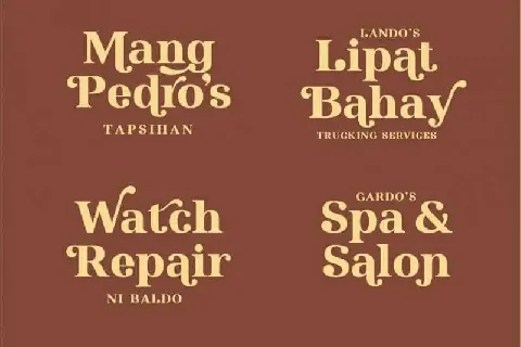 Nilad Serif font