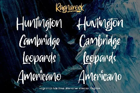 Ragnarock Script font
