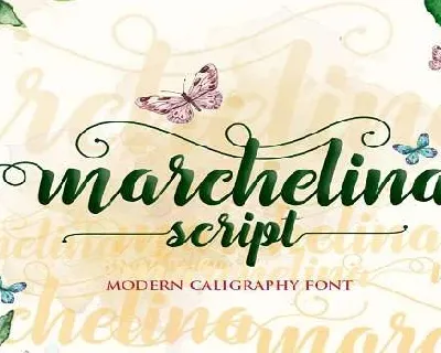 Marchelina Script font