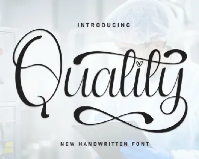 Quality Script Typeface font