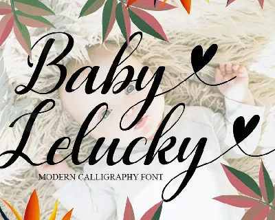 Baby Lelucky font
