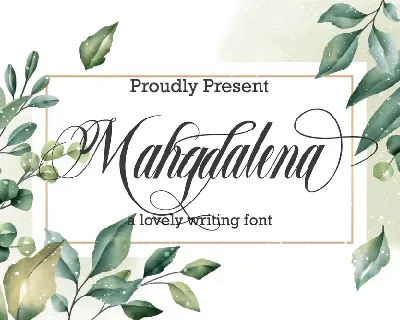 Mahgdalena font