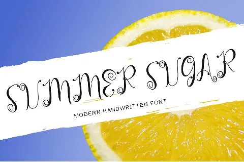 Summer Sugar font