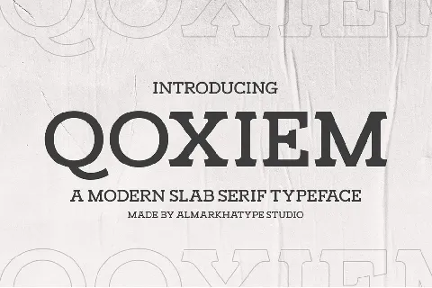 Qoxiem font