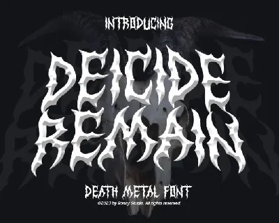 Deicide Remain font