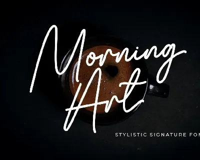 Morning Art font