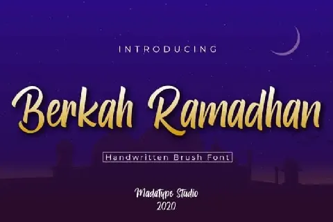 Berkah Ramadhan Script font