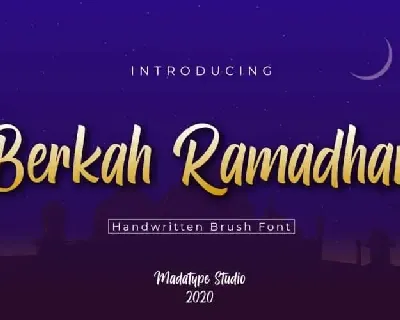 Berkah Ramadhan Script font