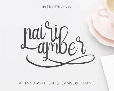 NairiAmber Duo font