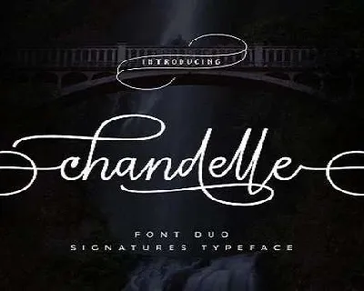 Chandelle Signatures Script font