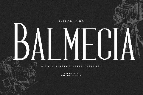 Balmecia Personal Use font