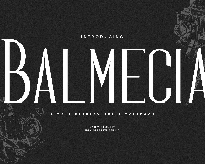 Balmecia Personal Use font