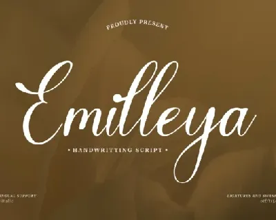 Emilleya font