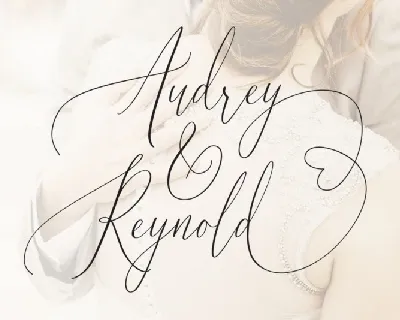 Audrey & Reynold Calligraphy font