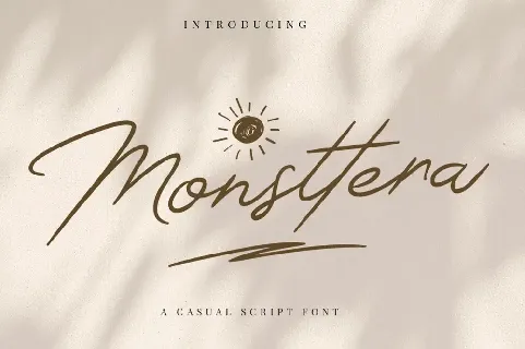 Monsttera font