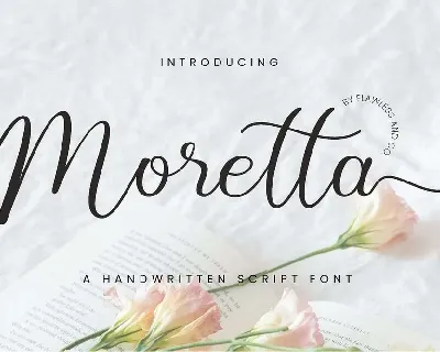 Moretta font