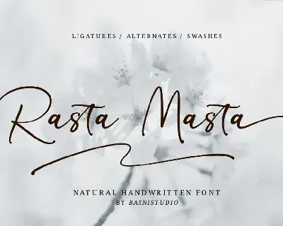 RastaMasta font
