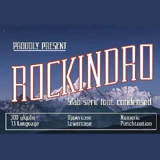 Rockindro font