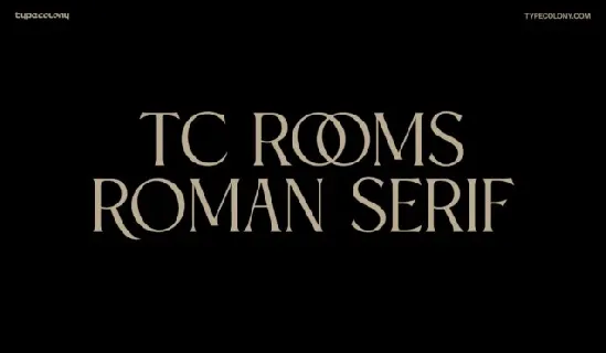 TC Rooms font