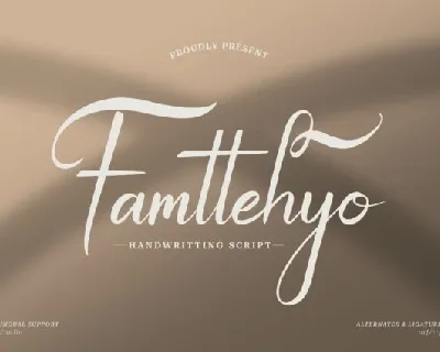 Famtehyo font