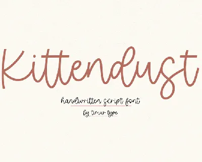 Kittendust font