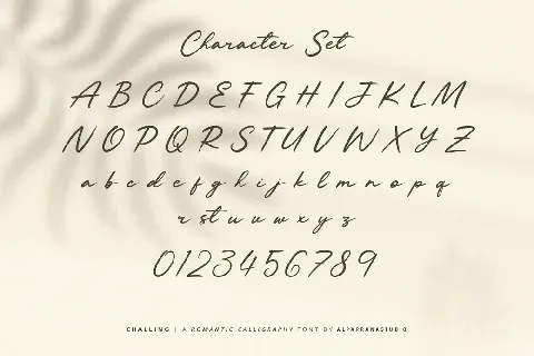 Challing font