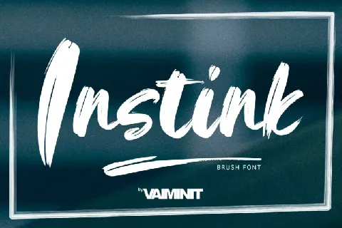 Instink Brush font