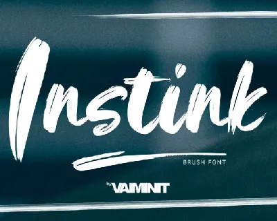 Instink Brush font