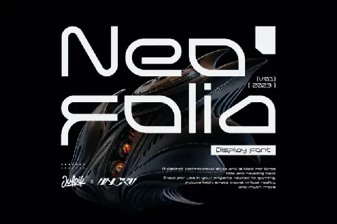 Neofolia font