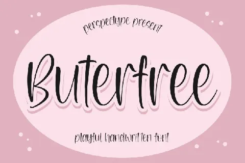 Buterfree font