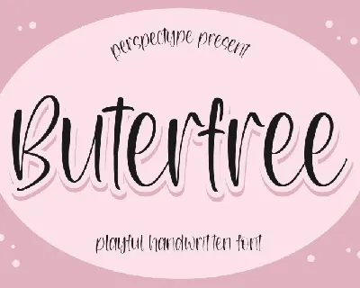 Buterfree font