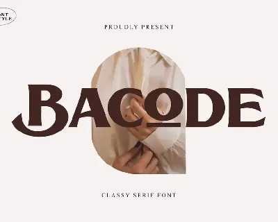Bacode font