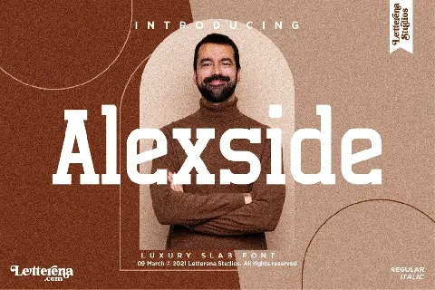 Alexside font