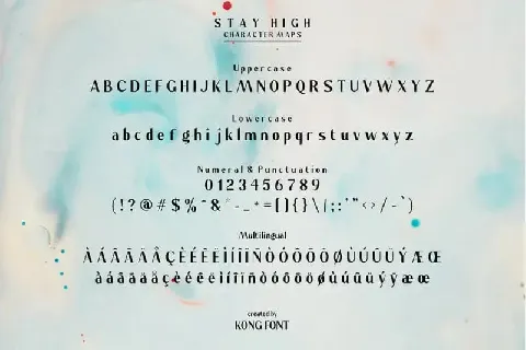 Stay High Sans Serif font