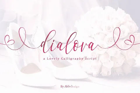 Dialova Script font