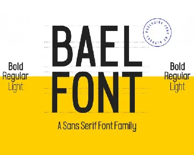 Bael Family font